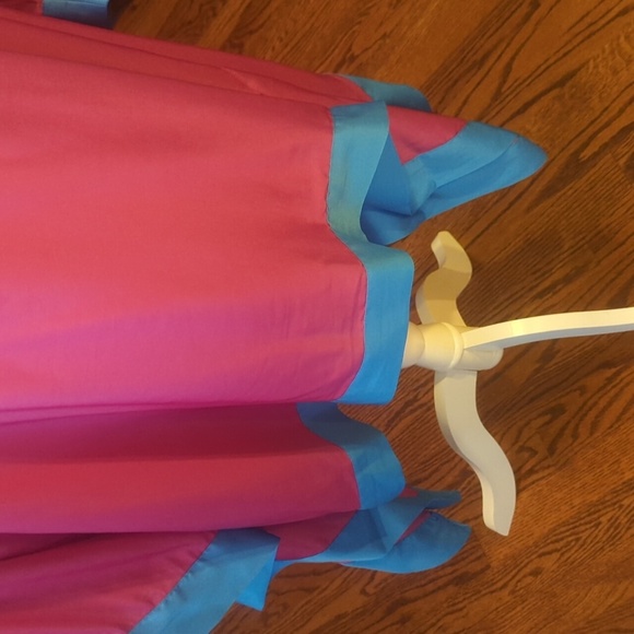 IMAN Vibrant Pink Tunic with Blue Accents - Picture 3 of 8